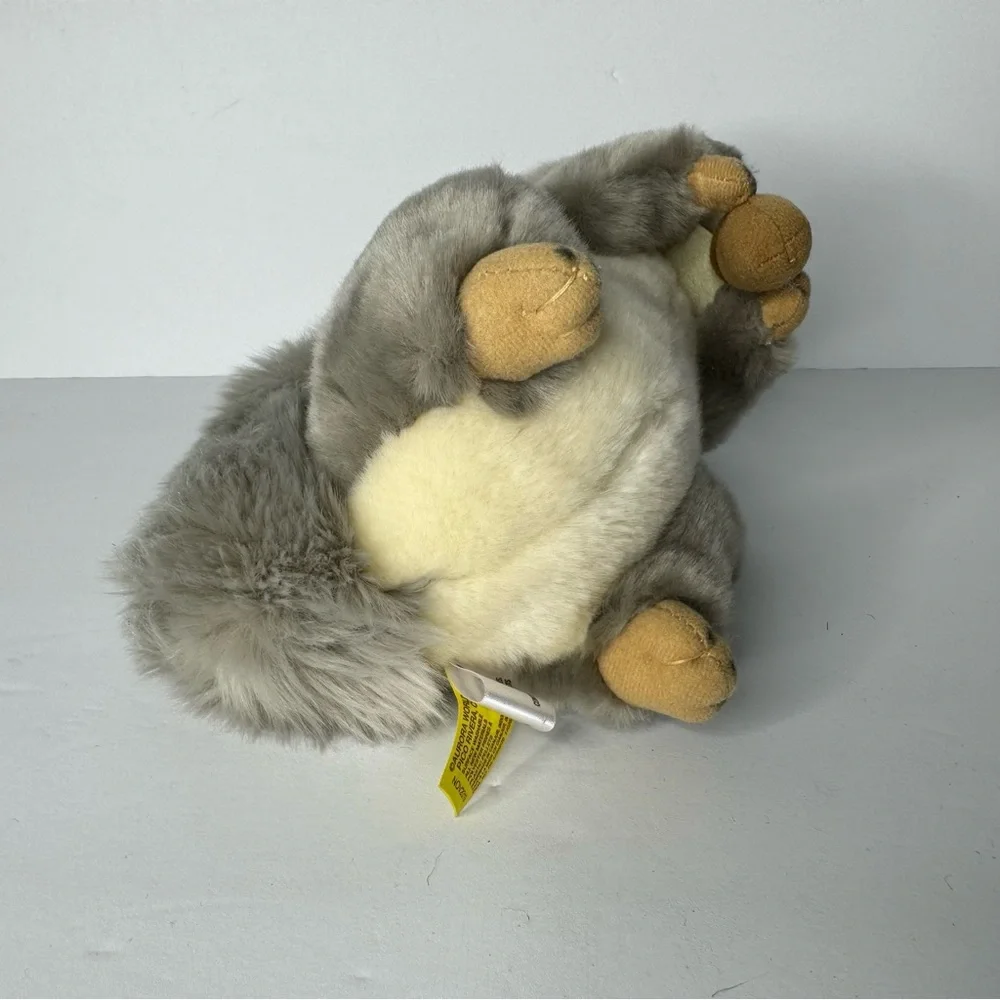Miyoni by Aurora Gray Squirrel with Acorn Stuffed Animal Plush New with Tags 8”‎